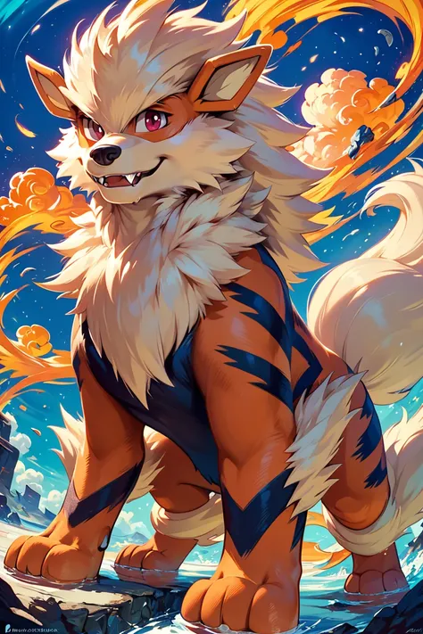 Arcanine: Arcane Flame | ウインディ (Pokedex #0059) [Illustrious & Pony]