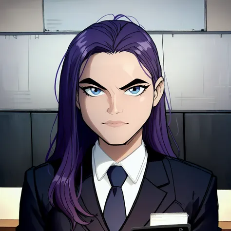 rating_safe,  zPDXL3, score_9, score_8_up, score_7_up, score_6_up, score_5_up, score_4_up, highres, incredibly absurdres, highly detailed, dim lighting, closed mouth, 1girl, solo, <lora:Jessie_Ennis-000001:1> jesnnsieie, looking at viewer, long hair, purpl...