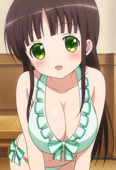 Chiya's green bikini / 千夜の水着衣装