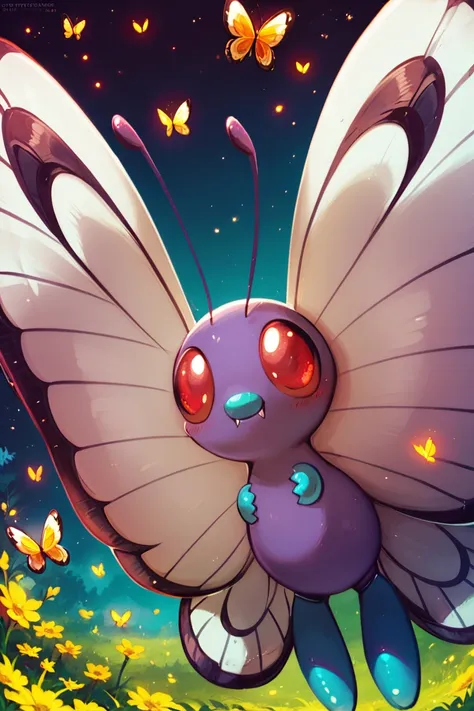 Butterfree: Butterfly Pokémon | バタフリー (Pokedex #0012) [Pony]