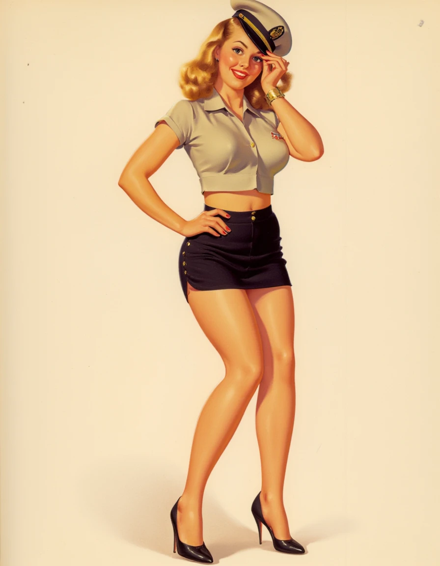 Vintage Style Pin-Up