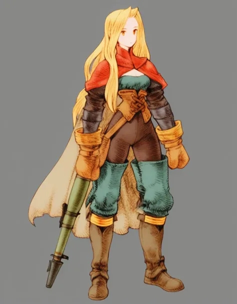 masterpiece, female <lora:Final_Fantasy_Tactics_for_Illustrious:1> fft_style, rpg hero,