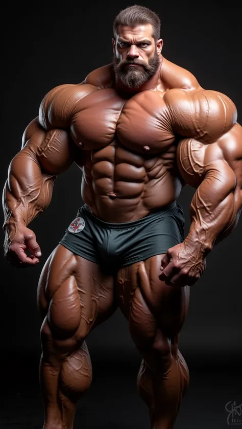 muscular bodybuilder Flux | nice muscle