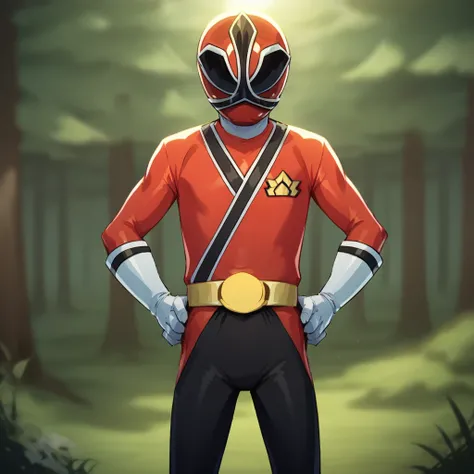 Red Samurai Ranger [ Power Rangers Samurai ] by Leaf