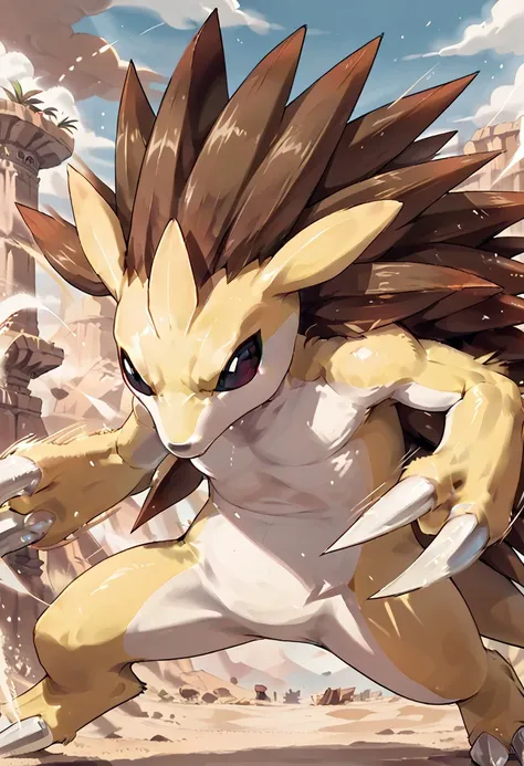 Sandslash: Ground Mouse Pokemon | サンドパン (Pokedex #0028) [Pony]