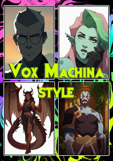 Vox Machina style [ILXL, PonyXL]