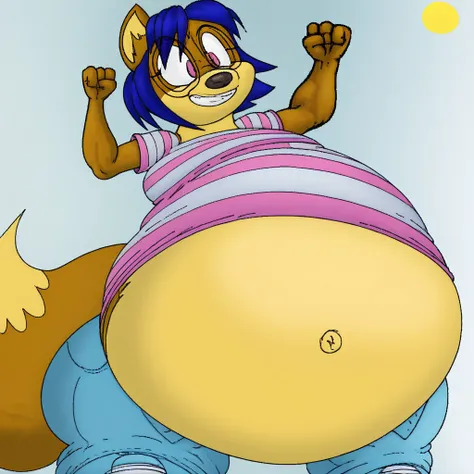 Fat Belly Fox Nerd Girl - Virus-20