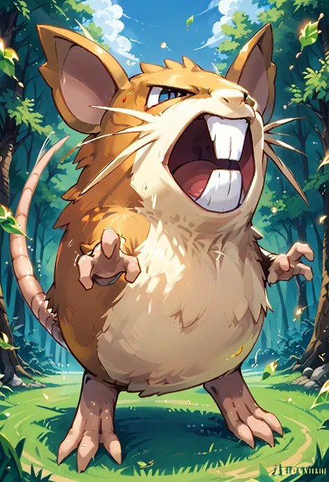 Raticate: Hyper Fang Pokémon | ラッタ (Pokedex #0020) [Pony]