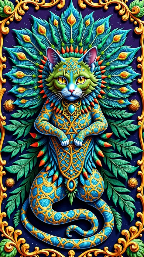 Trippy Alien Animals (Mostly Feline)