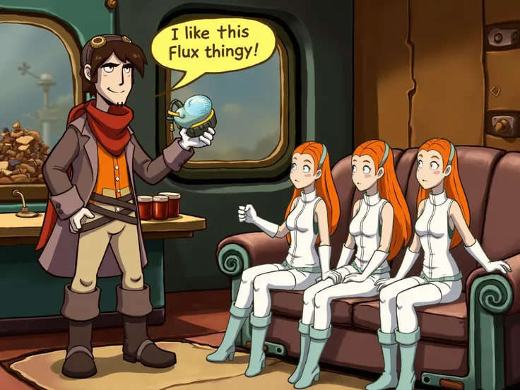 Deponia style for Flux