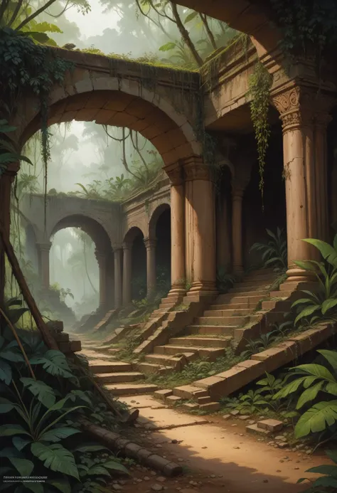 Jungle ruins