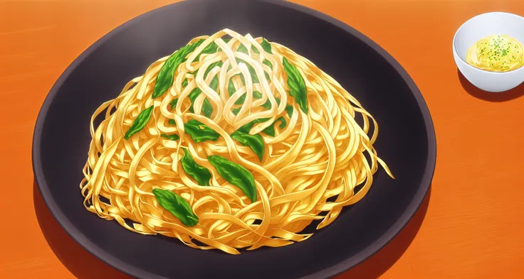 anime food,<lora:Anime food:0.8>,plate,pasta,