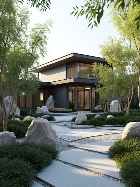 Toki_no_ - Effect Rendering - Chinese Garden