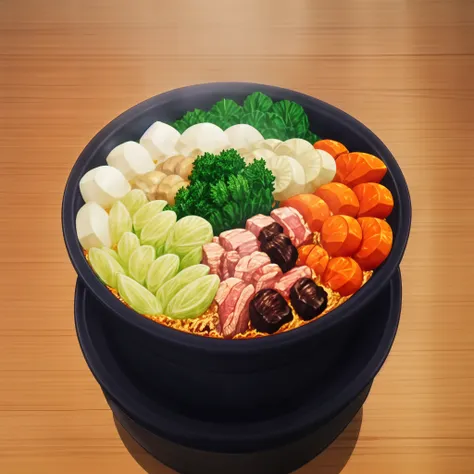 Manga style food