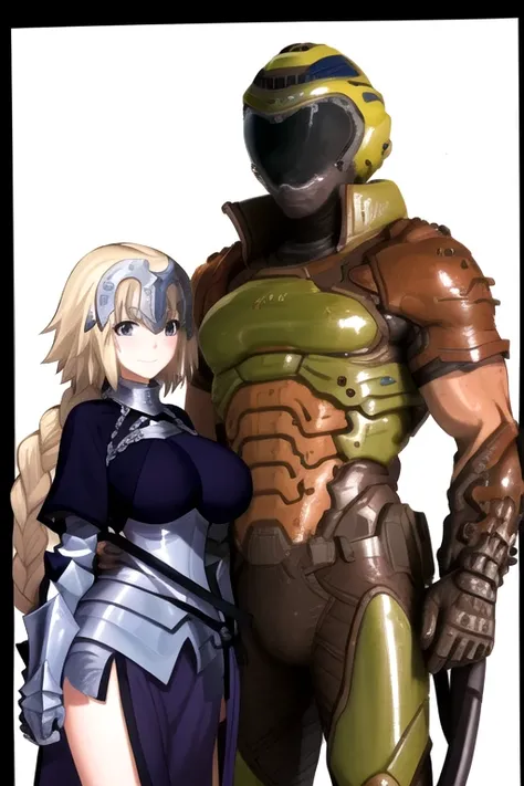 Doom Guy x Jeanne D'arc (Doom x Fate/Apocrypha)