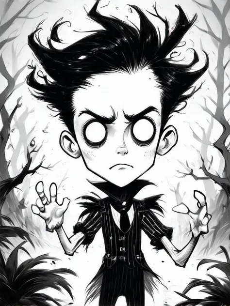 Toki_no_ - SD3.5 Don't Starve Style