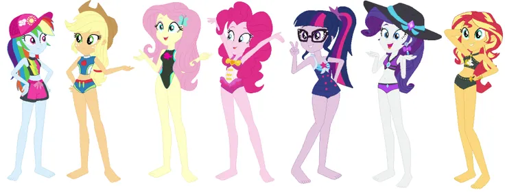 Equestria Girls Bikini Pack