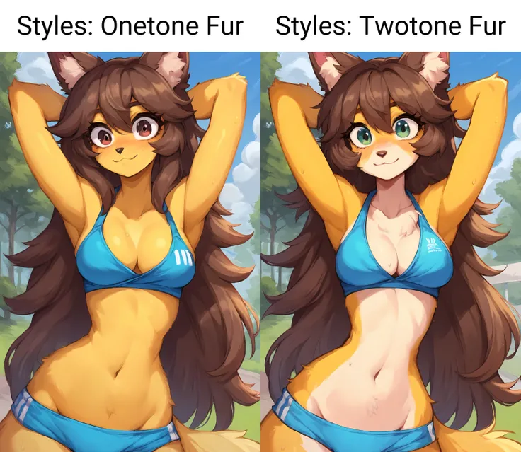 Twotone Fur Helper