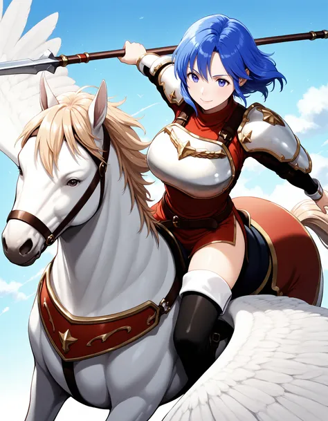 Pegasus knight / ペガサスナイト (Fire Emblem) Pony/Flux/IL