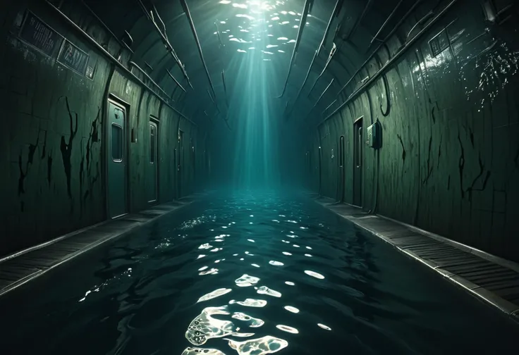 Diving into an ocean with murky water and flickers of light, Escaping from an underwater facility with rising water levels, Escaping from a subway tunnel as water begins to flood in, Robert Richardson, Janusz KamiÅski, Vittorio Storaro, Subtle, Gripping, ...