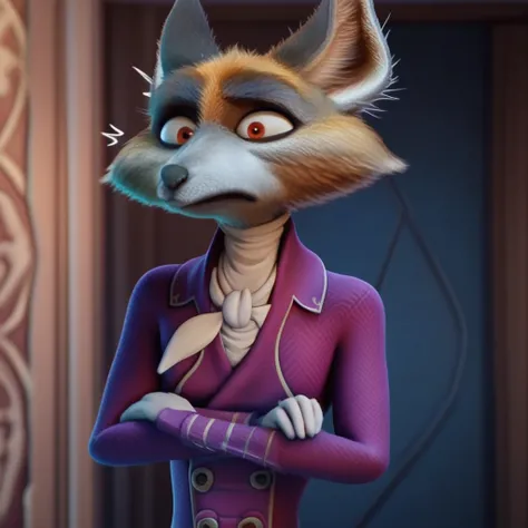 Fox from Yaga and the Spellbook (2023) / Лис из мультфильма Яга и книга заклинаний (2023) (Character) for Pony