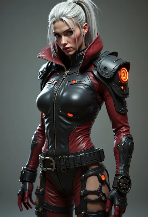 cyborg. Cyberpunk 2077 character design. Photorealistic.