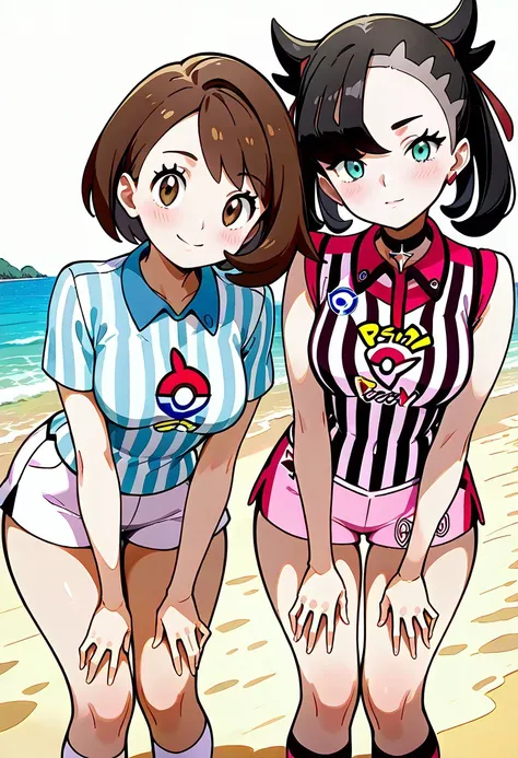 Marnie & Gloria: Galar Goddesses | マリィx  ユウリ (Pokemon) [Illustrious & Pony & SD1.5]