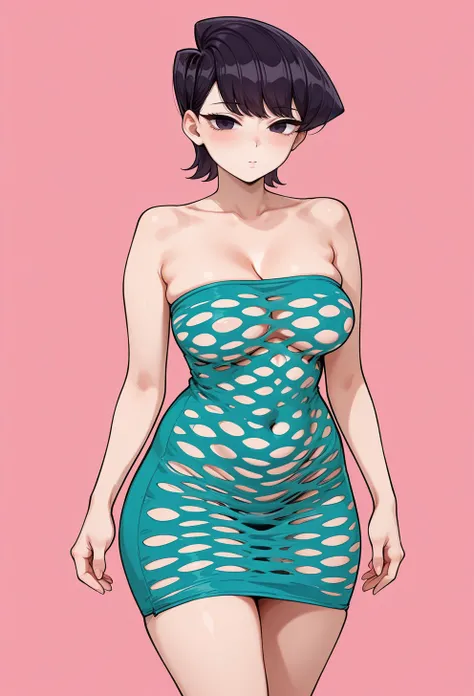 Strapless Pothole Tube Dress SKNSFW