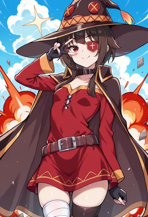 Megumin ~ KonoSuba (Kono Subarashii Sekai ni Shukufuku wo!) [2 Outfits]【Illustrious+Pony】