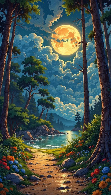 Flux Ghibsky Illustration: Create Serene and Enchanting Landscapes