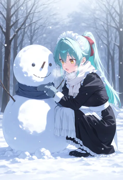 snowman / 雪だるま作り