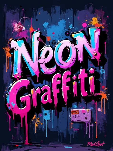 Neon Graffiti FLUX