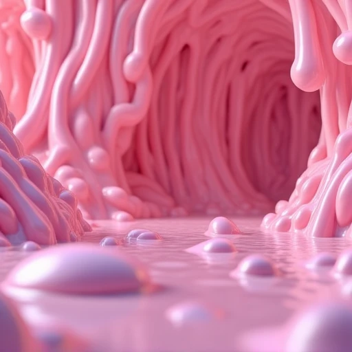 pinkslimedx, pink slime, sticky pink slime, wild pink slime, pink waves, pink falls, pink bubbles, pink splashes, pink streams, smooth soft, high detailed, UHD image, 8K, masterpiece