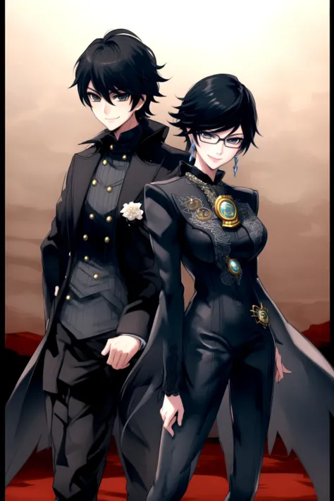 Ren Amamiya x Bayonetta (Persona x Bayonetta)