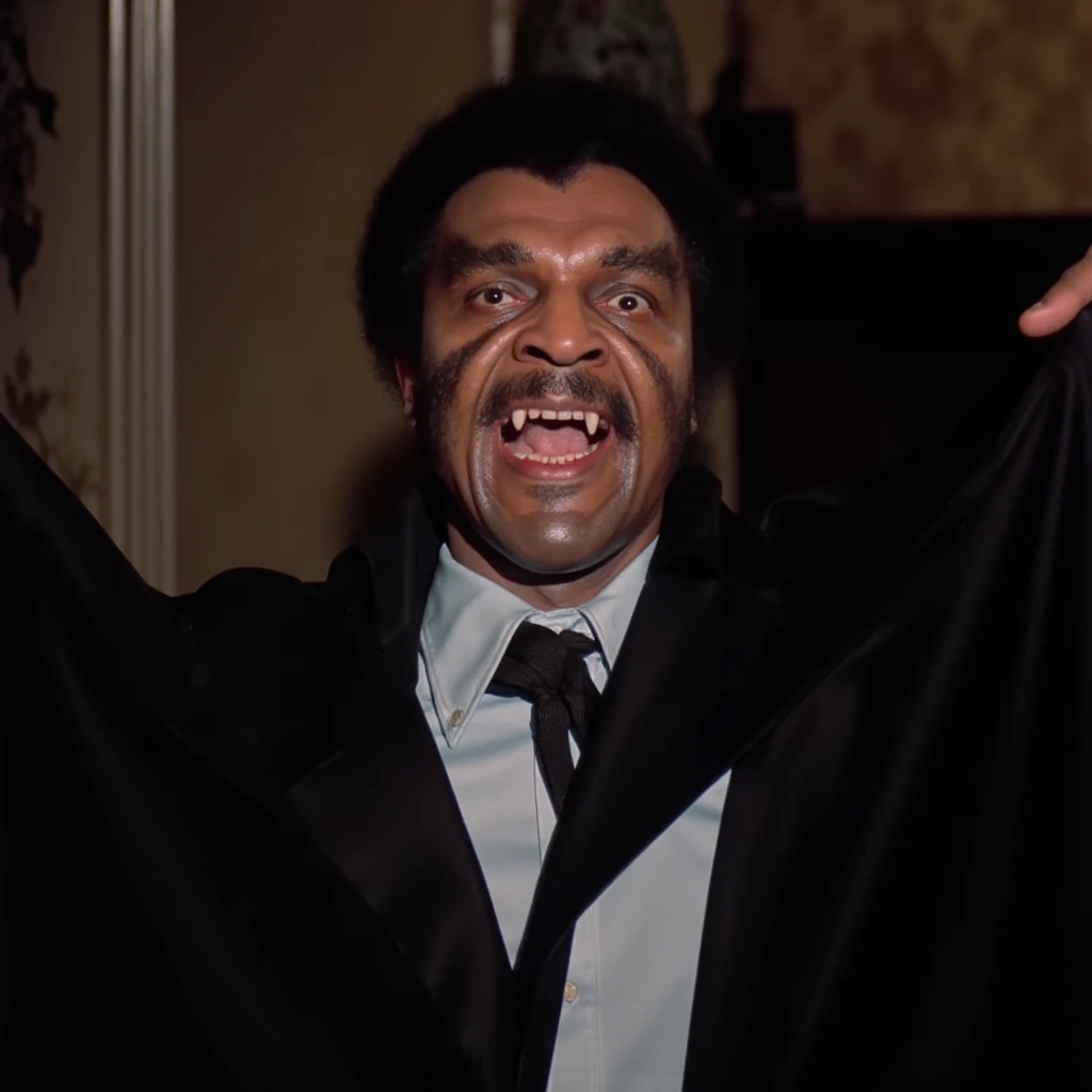 Blacula 1970's (blaxploitation vampire style) XL + F1D