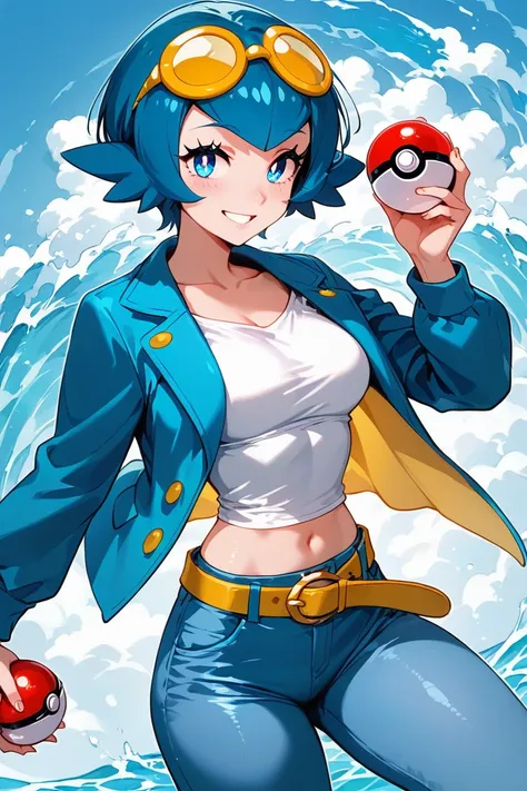 Lana: College Swim Star (Pokemon) (Citron OC) [Pony]