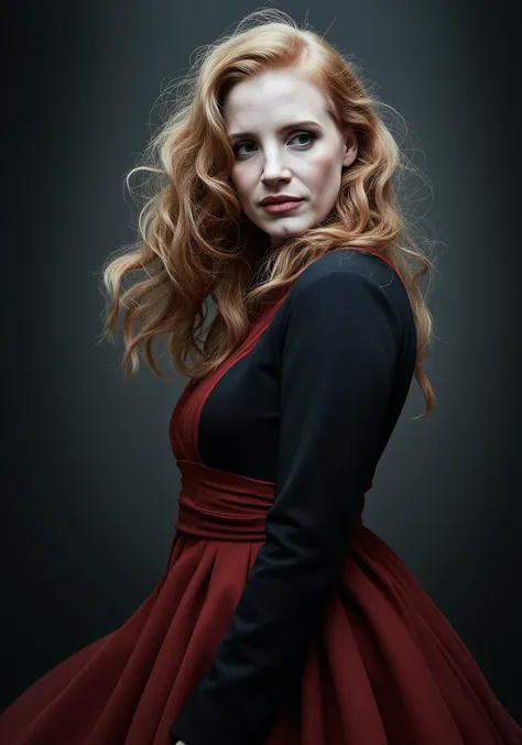 Jessica Chastain FLUX 1D