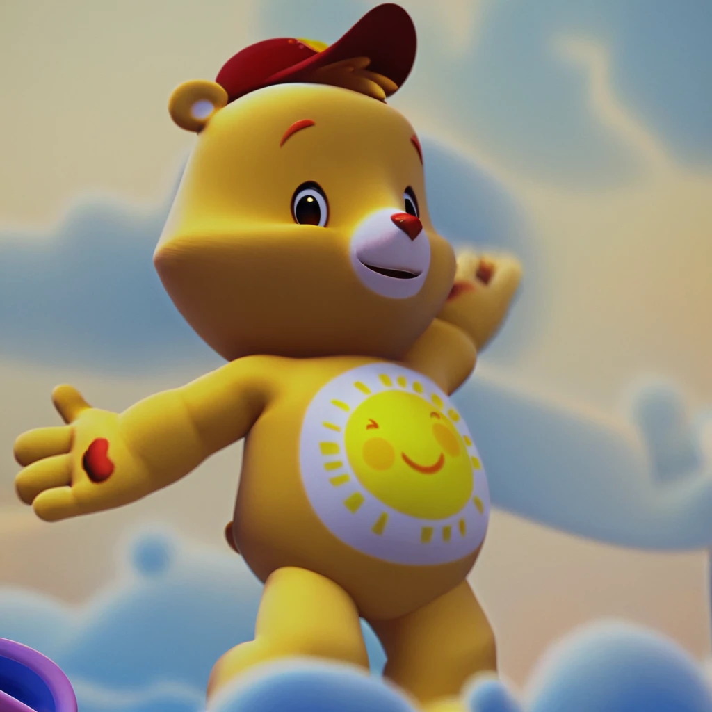 Funshine Bear  & Grumpy Bear (Care Bears AICAL 3D)