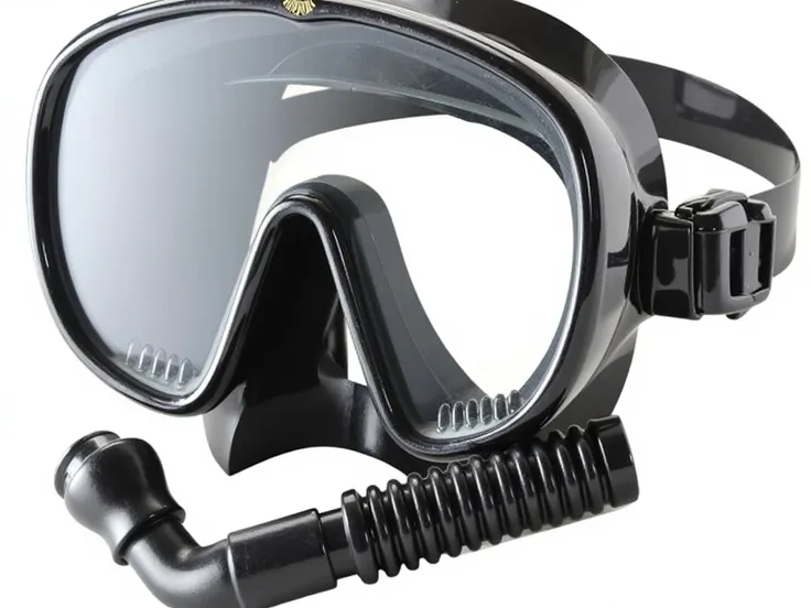 Oval scuba mask