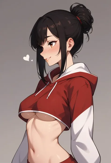 Cropped Hoodie | Underboob