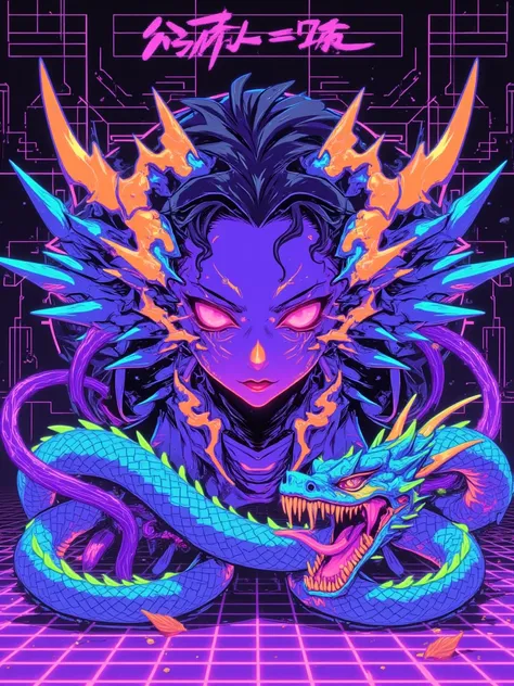 Purple Cyberpunk Realm