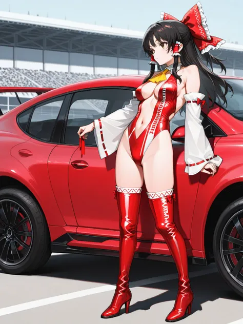 [IL / Pony / 1.5] Reimu Hakurei / Touhou Race Queen (博麗霊夢 東方レースクイーン) | Touhou Project (東方Project)