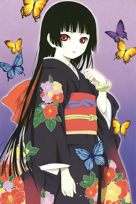 [illustrious XL] Enma Ai/阎魔爱 《JigokuShoujo》/《Hell Girl》/《地狱少女》 - TV Animation Character Style