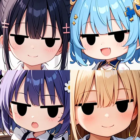 [SDXL] Comic Jitome Black / 黒ジト目(デフォルメ型)