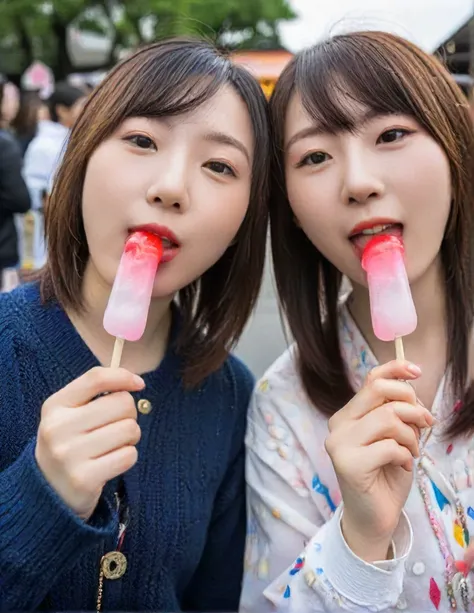 Kanamara Matsuri - Licking Phallic Lollipop in Public