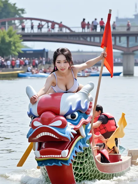 dragon boat flag catcher 龍舟奪標手