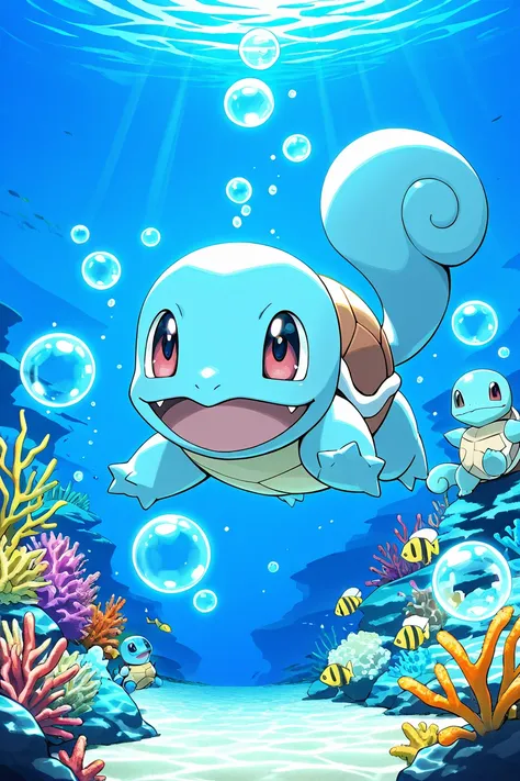 Squirtle (Pokemon) (Pokedex #0007) [Illustrious & SD1.5]