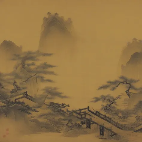 Chinese Ink Painting 200 BC