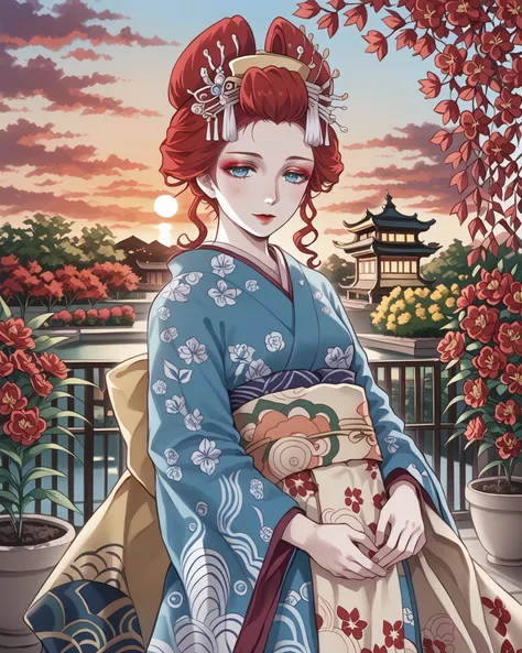 Oiran Traditional Fashion