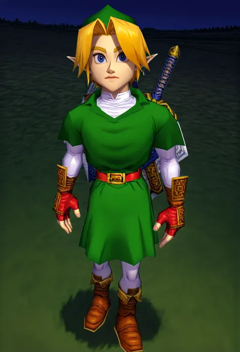 Zelda: Ocarina of Time Characters / Low Poly Nintendo 64 N64 Style